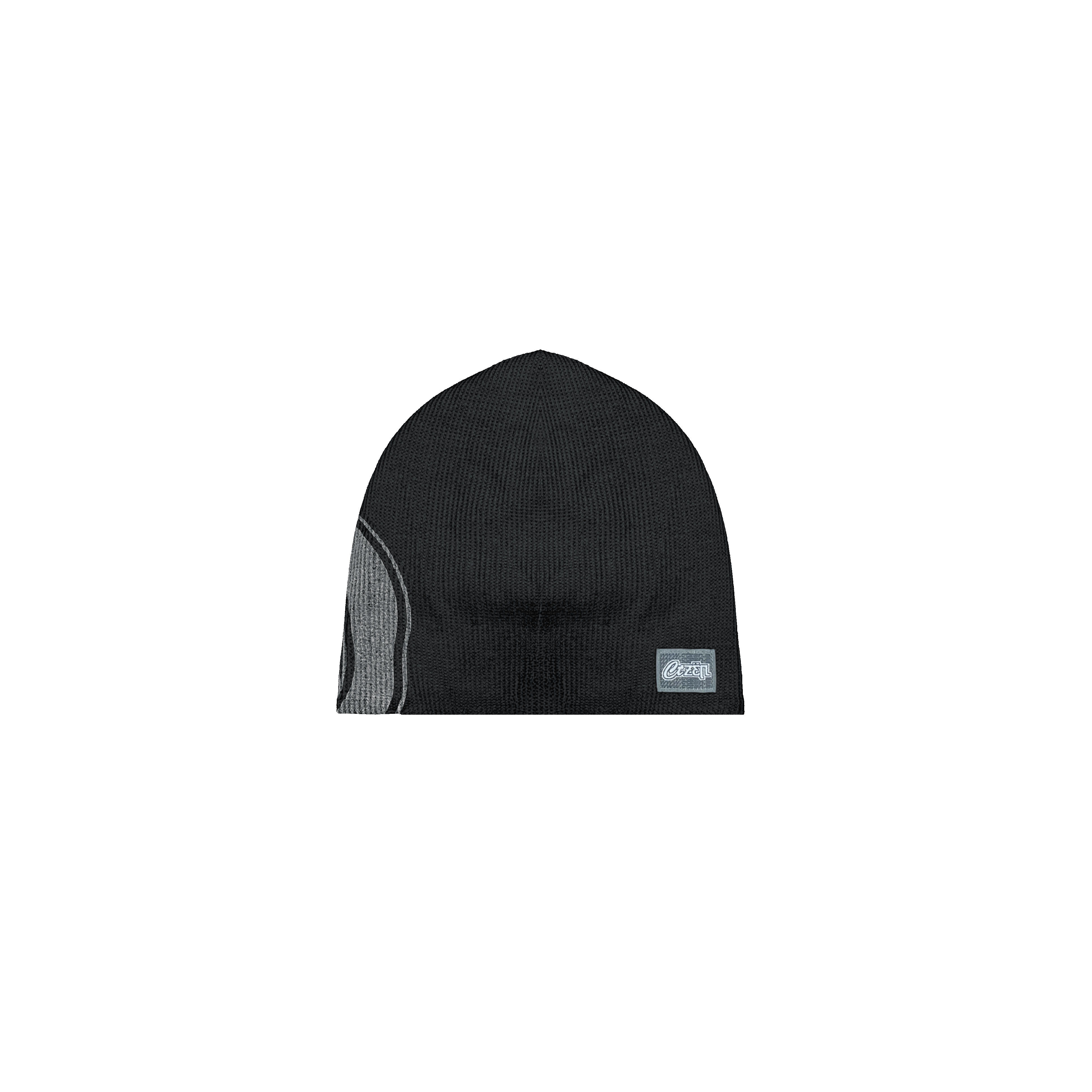 REVERSI-BEANIE : BLACK // WHITE