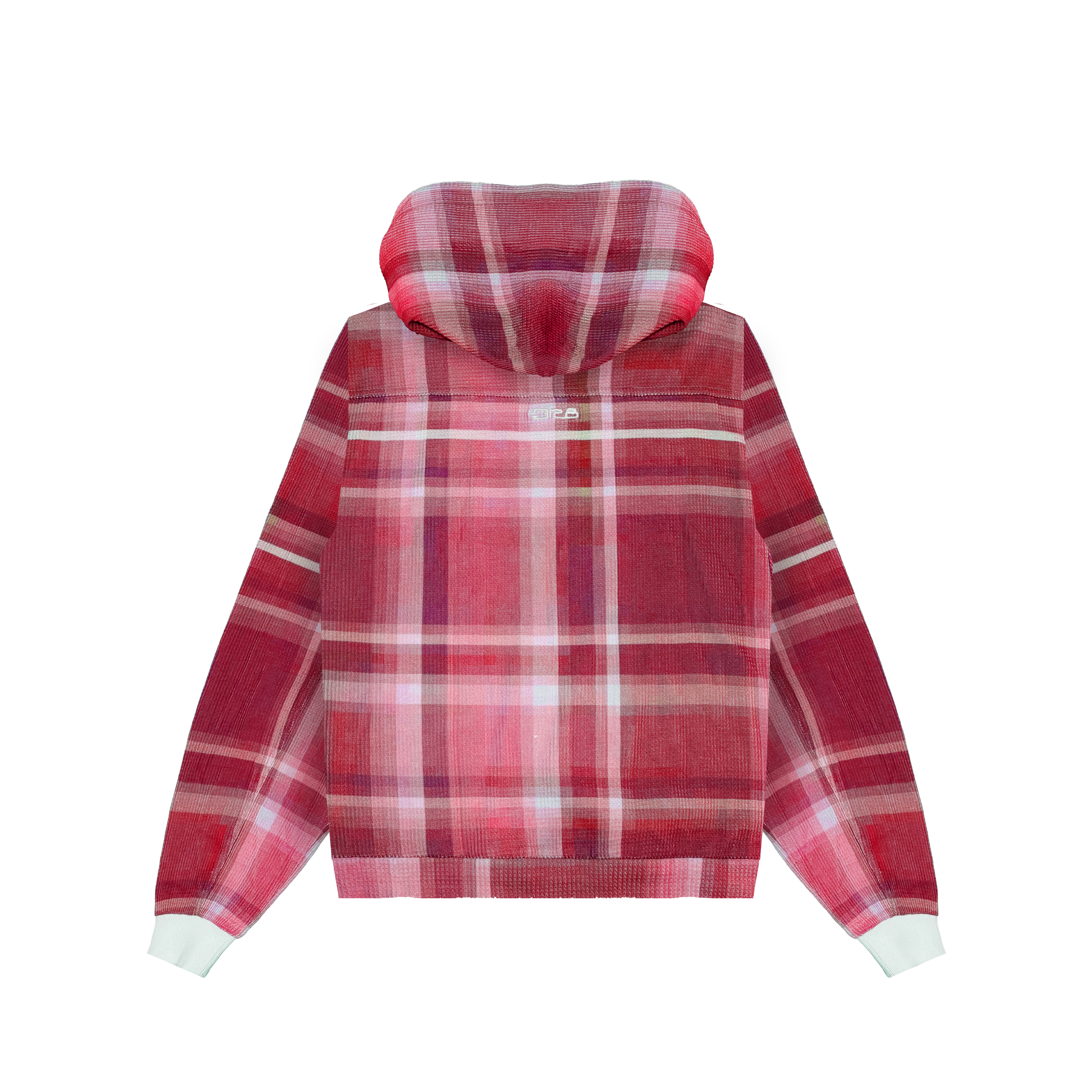 PLAIDLITE HOODIE : SANGUINE