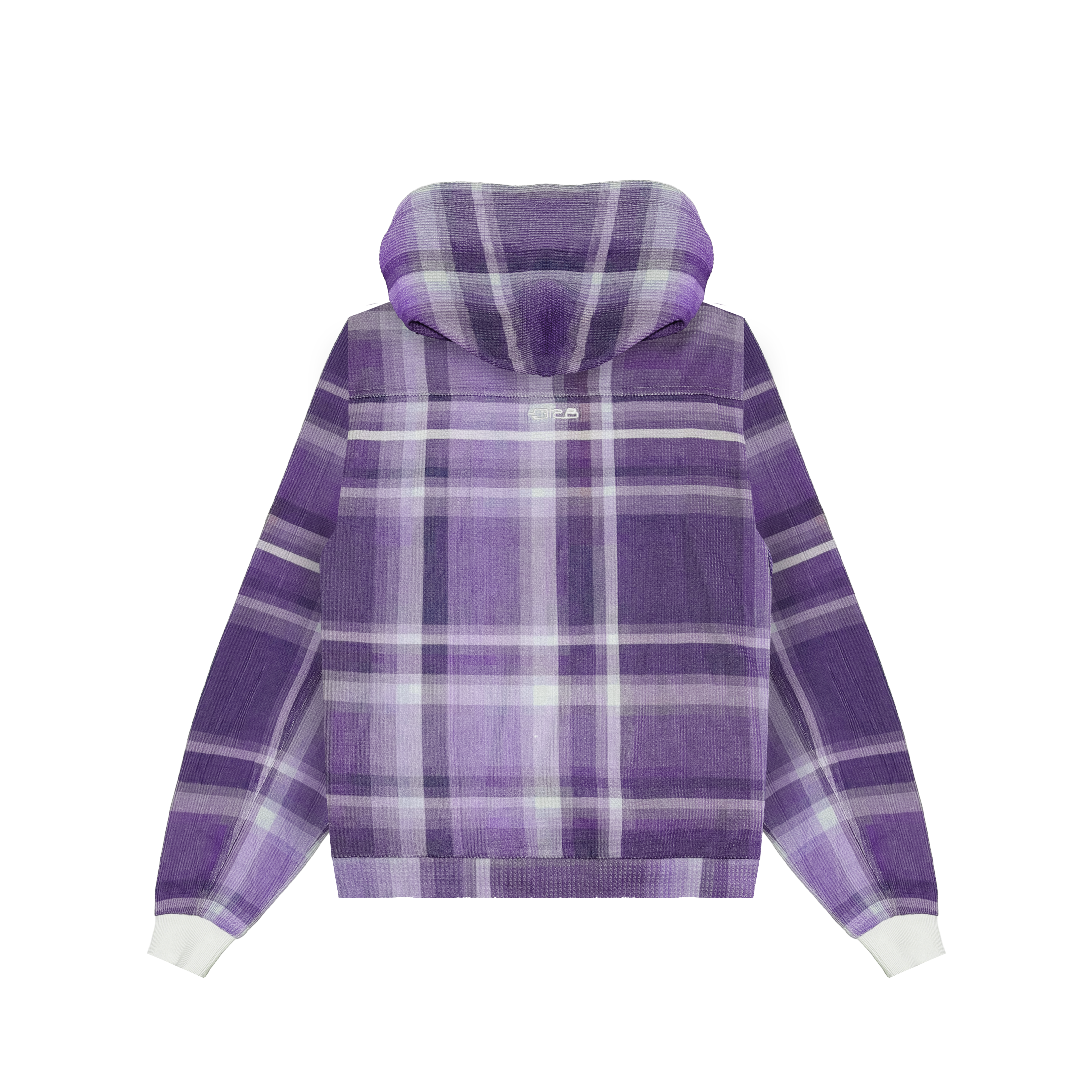 PLAIDLITE HOODIE : WISTERIA